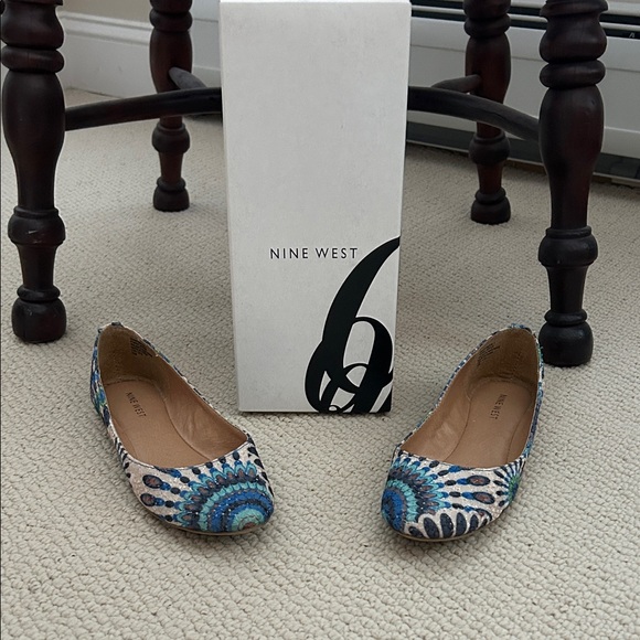 Nine West Shoes - Nine West Multicolor Patterned Flats